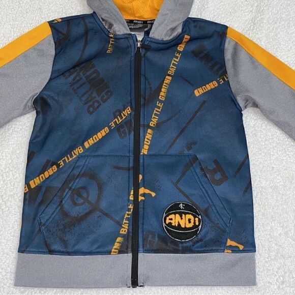 AND1 Boys Hoodie Jacket(Size Small 6/7) - Picture 5 of 7